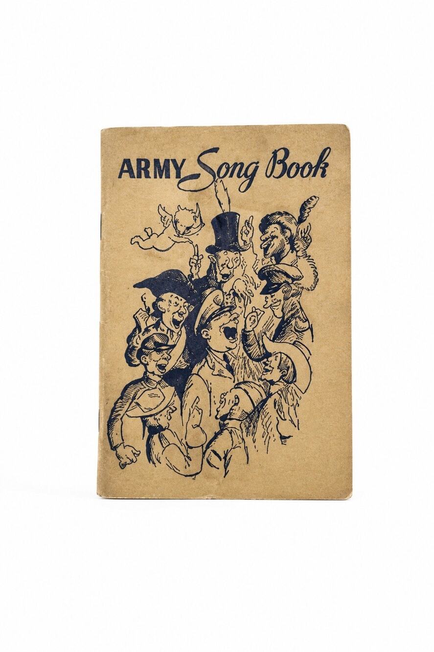1941 Army Song Book WWII Military Songs Adjutant General Library Congress